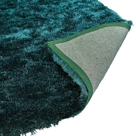 OZAIA Tapis Shaggy à Poils Longs Ultra Doux DOLCE - 120 X 170 Cm - Vert Pinède - Vert émeraude 3 OZAIA Tapis Shaggy à Poils Longs Ultra Doux DOLCE - 120 X 170 Cm - Vert Pinède - Vert émeraude – Image 3