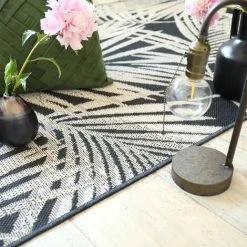 DÉCOWEB Tapis D'extérieur Ou De Salon - Baroque Tropical - Noir Et écru - 120 X 170 Cm 9 DÉCOWEB Tapis D'extérieur Ou De Salon - Baroque Tropical - Noir Et écru - 120 X 170 Cm -Tapis et paillasson Soldes 56120897 5