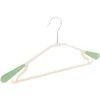 LUCKY-88 Cintre Sans Couture Cintre Large épaule En Plastique Adapté Aux Vêtements, Pantalons (vert Nordique * 5 5pcs)