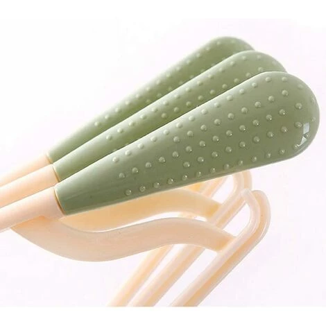 LUCKY-88 Cintre Sans Couture Cintre Large épaule En Plastique Adapté Aux Vêtements, Pantalons (vert Nordique * 5 5pcs) 2 LUCKY-88 Cintre Sans Couture Cintre Large épaule En Plastique Adapté Aux Vêtements, Pantalons (vert Nordique * 5 5pcs) – Image 2