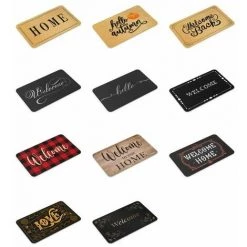 LUCKY-88 Tapis De Sol Anglais Simples, Impression D'entrée De Cuisine Et De Chambre, Tapis De Sol De Salon, 50*80cm, H -Tapis et paillasson Soldes 56332978 3