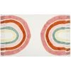 OZAIA Tapis Enfant Arc-en-ciel En Coton Fait Main ARCHY - 90 X 130 Cm - Multicolore - Multicolore