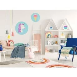 OZAIA Tapis Enfant Arc-en-ciel En Coton Fait Main ARCHY - 90 X 130 Cm - Multicolore - Multicolore 7 OZAIA Tapis Enfant Arc-en-ciel En Coton Fait Main ARCHY - 90 X 130 Cm - Multicolore - Multicolore -Tapis et paillasson Soldes 56381368 3