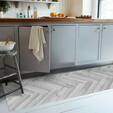 EMMEVI Sol Pvc Mousse Souple Tapis Rouleau Revêtement Conception De Bois De Parquet Vintage - 50x100 Cm 5 EMMEVI Sol Pvc Mousse Souple Tapis Rouleau Revêtement Conception De Bois De Parquet Vintage - 50x100 Cm – Image 5