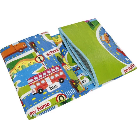 HALOYO Tapis Enfant Tapis Tapis De Jeu Circuit Voiture De Course Tapis Rectangle Géant Jouet Cadeau 5 HALOYO Tapis Enfant Tapis Tapis De Jeu Circuit Voiture De Course Tapis Rectangle Géant Jouet Cadeau – Image 5