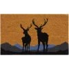 AUBRY GASPARD Paillasson Cerfs En Coco Marron - Marron