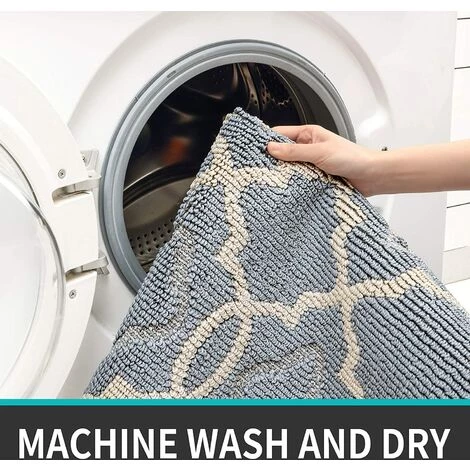 MACARON Paillasson Antidérapant,Tapis De Porte Intérieur Et Extérieur | Absorbant Et Résistant,Tapis D'entrée Lavable En Machine,Anti-Poussière - 50 X 80 Cm,Gris LO-Ron 3 MACARON Paillasson Antidérapant,Tapis De Porte Intérieur Et Extérieur | Absorbant Et Résistant,Tapis D'entrée Lavable En Machine,Anti-Poussière - 50 X 80 Cm,Gris LO-Ron – Image 3