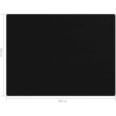 Topdeal Tapis De Tente 300x400 Cm Noir FF310788_FR 4 Topdeal Tapis De Tente 300x400 Cm Noir FF310788_FR – Image 4