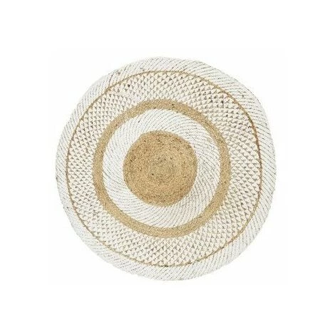 Tapis The Home Deco Factory TAPIS ROND Blanc 1 Tapis The Home Deco Factory TAPIS ROND Blanc