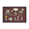 BTB BENOIT TAPIS BROSSE TAPIS ANTI POUSSIERE POLYAMIDE 40X60CM 5MM HAPPY GARDEN