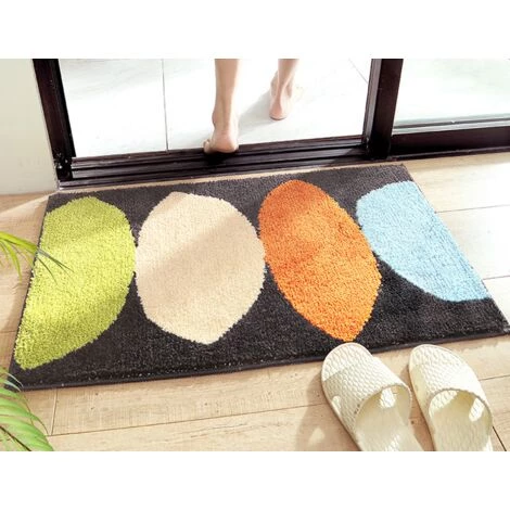 LUCKY-88 Tapis De Sol Antidérapant Pour Salle De Bain épais, Paillasson, Tapis De Sol De Toilette Domestique, Absorbant, 45*65cm, B 2 LUCKY-88 Tapis De Sol Antidérapant Pour Salle De Bain épais, Paillasson, Tapis De Sol De Toilette Domestique, Absorbant, 45*65cm, B – Image 2