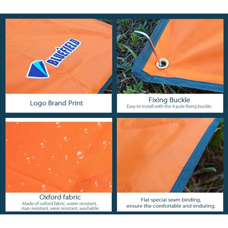 BLUEFIELD Tapis De Plage Imperméable BLUEFILED Couverture Extérieure Tapis De Pique-nique Portable Multifonctionnel Camping Bébé Escalade Tapis De Sol Matelas - Vert - XS 3 BLUEFIELD Tapis De Plage Imperméable BLUEFILED Couverture Extérieure Tapis De Pique-nique Portable Multifonctionnel Camping Bébé Escalade Tapis De Sol Matelas - Vert - XS – Image 3