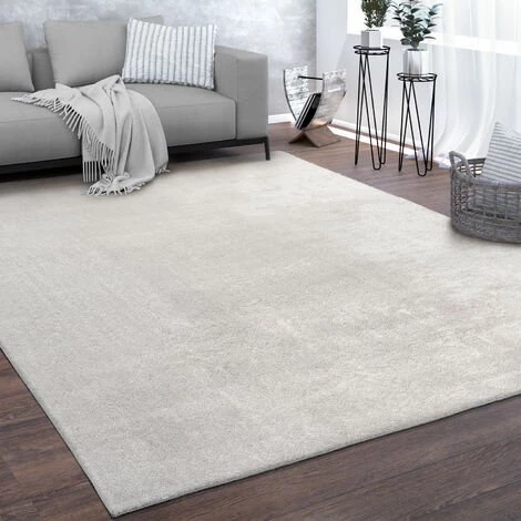 Paco Home Tapis De Salon Poils Ras Lavable Monochrome Style Moderne Argent 60x100 Cm 1 Paco Home Tapis De Salon Poils Ras Lavable Monochrome Style Moderne Argent 60x100 Cm
