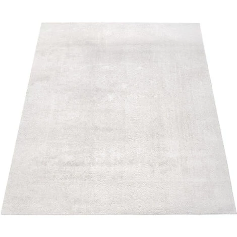 Paco Home Tapis De Salon Poils Ras Lavable Monochrome Style Moderne Argent 60x100 Cm 5 Paco Home Tapis De Salon Poils Ras Lavable Monochrome Style Moderne Argent 60x100 Cm – Image 5