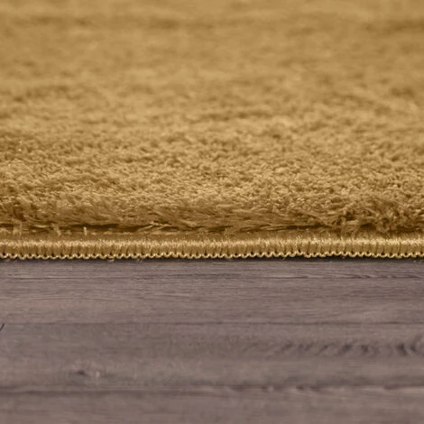 Paco Home Tapis De Salon Poils Ras Lavable Monochrome Style Moderne Jaune 60x100 Cm 2 Paco Home Tapis De Salon Poils Ras Lavable Monochrome Style Moderne Jaune 60x100 Cm – Image 2