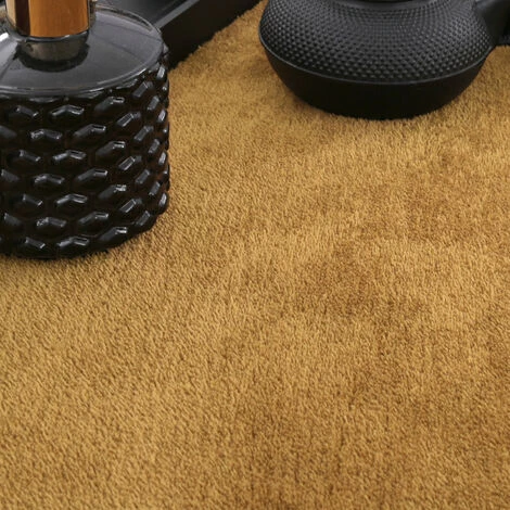 Paco Home Tapis De Salon Poils Ras Lavable Monochrome Style Moderne Jaune 60x100 Cm 3 Paco Home Tapis De Salon Poils Ras Lavable Monochrome Style Moderne Jaune 60x100 Cm – Image 3