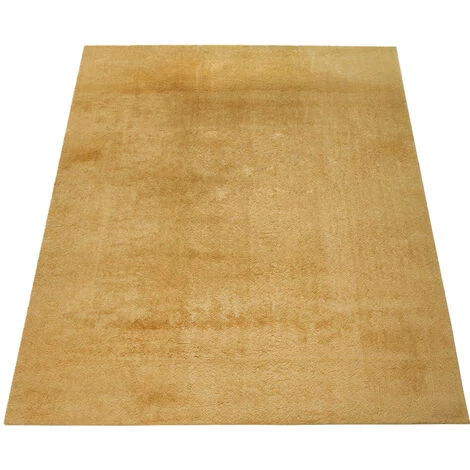 Paco Home Tapis De Salon Poils Ras Lavable Monochrome Style Moderne Jaune 60x100 Cm 5 Paco Home Tapis De Salon Poils Ras Lavable Monochrome Style Moderne Jaune 60x100 Cm – Image 5