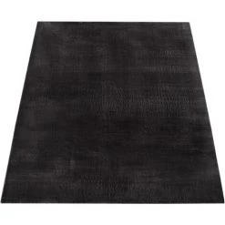 Paco Home Tapis De Salon Poils Ras Lavable Monochrome Style Moderne Noir 60x100 Cm 9 Paco Home Tapis De Salon Poils Ras Lavable Monochrome Style Moderne Noir 60x100 Cm -Tapis et paillasson Soldes 57126492 5