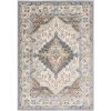 SURYA JADE - Tapis Vintage Multicolore, Gris Et Taupe - 157x213cm