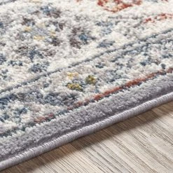 SURYA JADE - Tapis Vintage Multicolore, Gris Et Taupe - 157x213cm 7 SURYA JADE - Tapis Vintage Multicolore, Gris Et Taupe - 157x213cm -Tapis et paillasson Soldes 57164813 3
