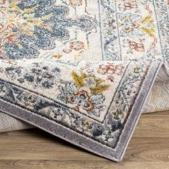 SURYA JADE - Tapis Vintage Multicolore, Gris Et Taupe - 157x213cm 8 SURYA JADE - Tapis Vintage Multicolore, Gris Et Taupe - 157x213cm -Tapis et paillasson Soldes 57164813 4