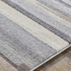 SURYA - Tapis De Salon Et Chambre - Géométrique Rayé - OLIVIA - 160x216cm - Camel Et Gris 7 SURYA - Tapis De Salon Et Chambre - Géométrique Rayé - OLIVIA - 160x216cm - Camel Et Gris -Tapis et paillasson Soldes 57164907 3