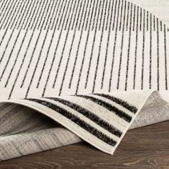 SURYA AYA - Tapis Géométrique, Noir, Ivoire, Et Gris – 152x213cm 7 SURYA AYA - Tapis Géométrique, Noir, Ivoire, Et Gris – 152x213cm -Tapis et paillasson Soldes 57164929 3