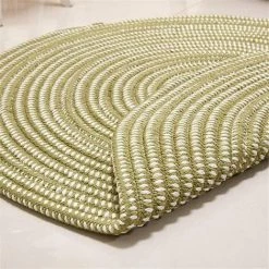 Ensoleillé Tapis Tressé à La Main - Rond - Pour Le Salon, La Chambre à Coucher, La Salle De Bain, La Chambre D'enfant - Vert - 40 X 40 Cm 9 Ensoleillé Tapis Tressé à La Main - Rond - Pour Le Salon, La Chambre à Coucher, La Salle De Bain, La Chambre D'enfant - Vert - 40 X 40 Cm -Tapis et paillasson Soldes 57342944 5