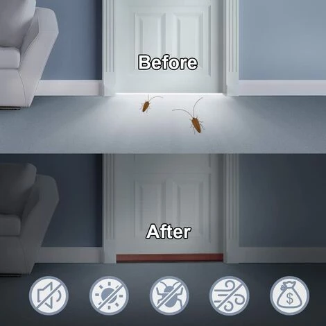 MACARON Bas De Porte Double Isolant, Fond Joint De Porte, Bande De Joint, Bande InsonoriséE De Bas De Porte, Joint D'étanchéité De Porte Pour Fenêtre Anti-Intempéries, Peut Bloquer Les Insectes LO-Ron 3 MACARON Bas De Porte Double Isolant, Fond Joint De Porte, Bande De Joint, Bande InsonoriséE De Bas De Porte, Joint D'étanchéité De Porte Pour Fenêtre Anti-Intempéries, Peut Bloquer Les Insectes LO-Ron – Image 3