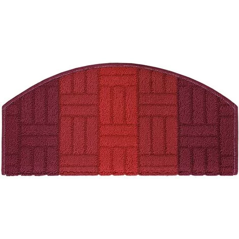 EMMEVI Tapis Adhésive 3D Semilune Antidérapant Couverture De Pas De Échelle Protège Marche - Bordeaux 1 EMMEVI Tapis Adhésive 3D Semilune Antidérapant Couverture De Pas De Échelle Protège Marche - Bordeaux