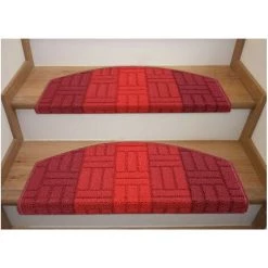 EMMEVI Tapis Adhésive 3D Semilune Antidérapant Couverture De Pas De Échelle Protège Marche - Bordeaux 8 EMMEVI Tapis Adhésive 3D Semilune Antidérapant Couverture De Pas De Échelle Protège Marche - Bordeaux -Tapis et paillasson Soldes 57704825 4