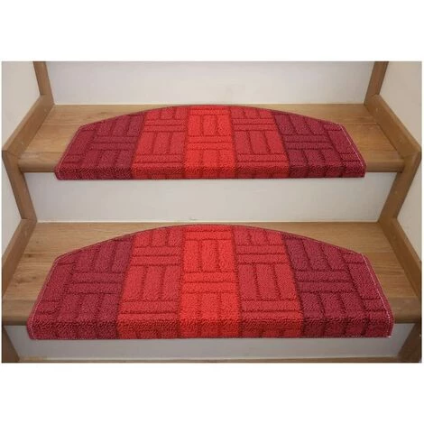 EMMEVI Tapis Adhésive 3D Semilune Antidérapant Couverture De Pas De Échelle Protège Marche - Bordeaux 4 EMMEVI Tapis Adhésive 3D Semilune Antidérapant Couverture De Pas De Échelle Protège Marche - Bordeaux – Image 4