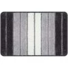 OUSUDELA Tapis De Bain Antiderapant,Extra Doux Tapis Salle Bain,Lavable En Machine,Absorbant L'eau,40 X 60 Cm,Gris
