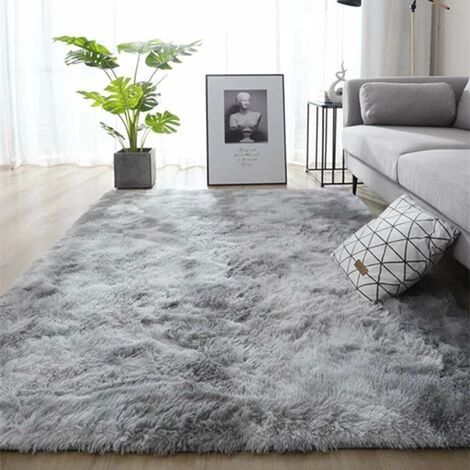 OUSUDELA Tapis Chambre Shaggy Tapis Pour Salon Shaggy Tapis De Sol Grand Pour Couloir Soft Tapis à Poils Longs Moelleux Tapis Antidérapant Intérieur Moelleux épais Pour Salon Chambre Gris Blanc,60*120cm 2 OUSUDELA Tapis Chambre Shaggy Tapis Pour Salon Shaggy Tapis De Sol Grand Pour Couloir Soft Tapis à Poils Longs Moelleux Tapis Antidérapant Intérieur Moelleux épais Pour Salon Chambre Gris Blanc,60*120cm – Image 2