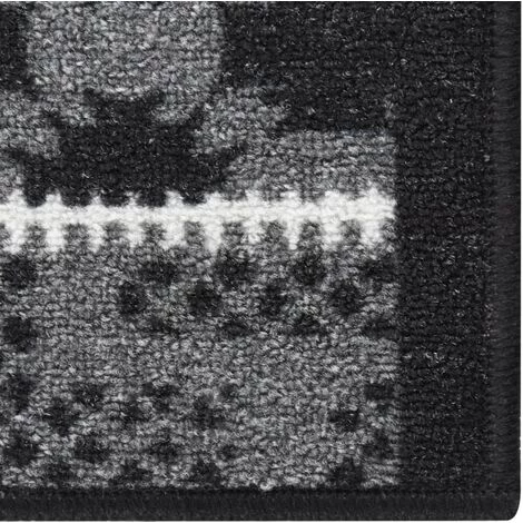 TRUE DEAL Tapis De Couloir Noir 80x150 Cm 3 TRUE DEAL Tapis De Couloir Noir 80x150 Cm – Image 3