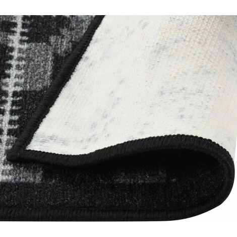 TRUE DEAL Tapis De Couloir Noir 80x150 Cm 4 TRUE DEAL Tapis De Couloir Noir 80x150 Cm – Image 4