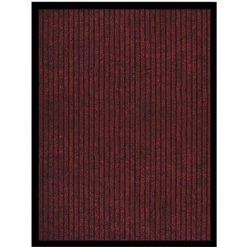 TRUE DEAL Paillasson Rayé Rouge 60x80 Cm