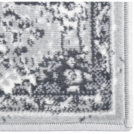 TRUE DEAL Tapis BCF Gris Oriental 80x200 Cm 3 TRUE DEAL Tapis BCF Gris Oriental 80x200 Cm – Image 3