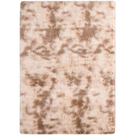 TRUE DEAL Tapis à Poils Longs Crème 170x120 Cm 1 TRUE DEAL Tapis à Poils Longs Crème 170x120 Cm