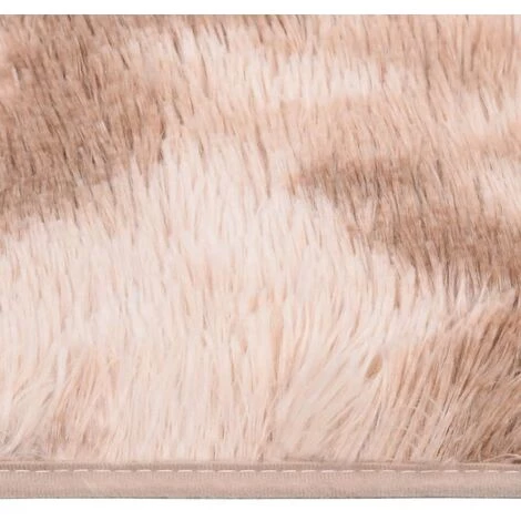 TRUE DEAL Tapis à Poils Longs Crème 170x120 Cm 3 TRUE DEAL Tapis à Poils Longs Crème 170x120 Cm – Image 3