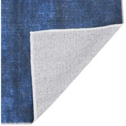TRUE DEAL Tapis Lavable Pliable Bleu Marine 140x200 Cm Polyester -Tapis et paillasson Soldes 57835119 5