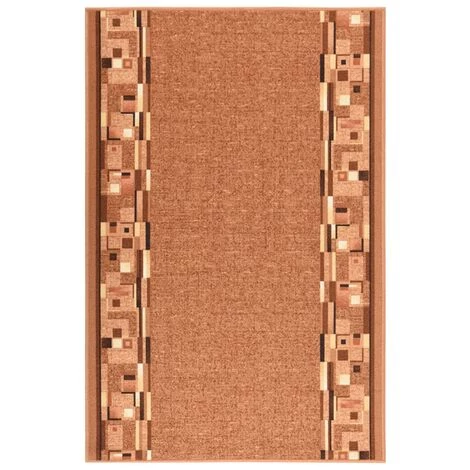 TRUE DEAL Tapis De Couloir Antidérapant Marron 100x150 Cm 1 TRUE DEAL Tapis De Couloir Antidérapant Marron 100x150 Cm
