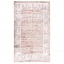 TRUE DEAL Tapis Lavable Antidérapant 120x180 Cm Beige
