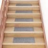 TRUE DEAL Tapis D'escalier Autocollants Rectangulaire 15 Pcs 60x25 Cm