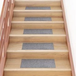 TRUE DEAL Tapis D'escalier Autocollants Rectangulaire 15 Pcs 60x25 Cm
