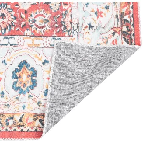TRUE DEAL Tapis Imprimé Lavable Pliable Multicolore 120x170 Cm Polyester 5 TRUE DEAL Tapis Imprimé Lavable Pliable Multicolore 120x170 Cm Polyester – Image 5