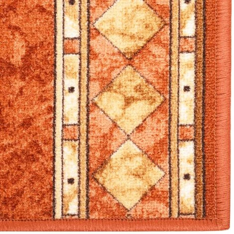 TRUE DEAL Tapis De Couloir Antidérapant Terre Cuite 80x150 Cm 2 TRUE DEAL Tapis De Couloir Antidérapant Terre Cuite 80x150 Cm – Image 2