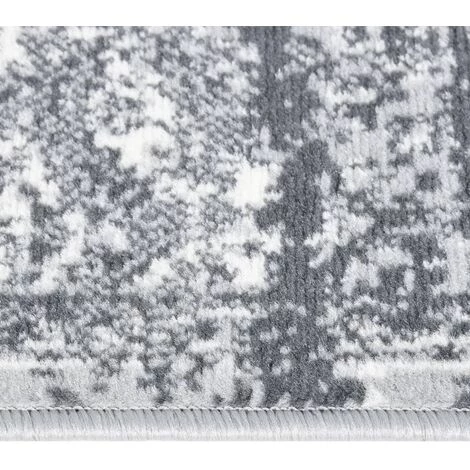 TRUE DEAL Tapis BCF Gris Oriental 80x150 Cm 2 TRUE DEAL Tapis BCF Gris Oriental 80x150 Cm – Image 2