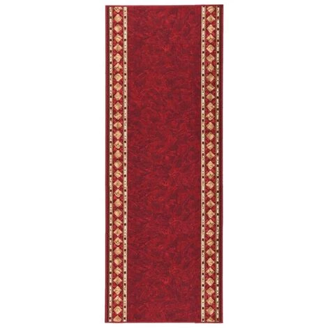 TRUE DEAL Tapis De Couloir Antidérapant Rouge 80x250 Cm 1 TRUE DEAL Tapis De Couloir Antidérapant Rouge 80x250 Cm