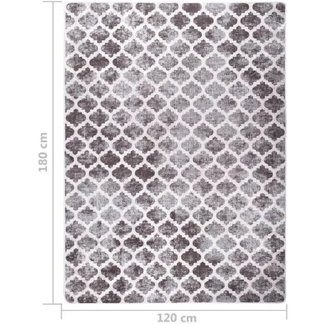 TRUE DEAL Tapis Lavable Antidérapant 120x180 Cm Multicolore 5 TRUE DEAL Tapis Lavable Antidérapant 120x180 Cm Multicolore – Image 5